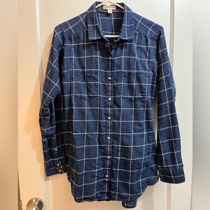 Toad&Co Cairn Long Sleeve Plaid Shirt, W’s size Medium